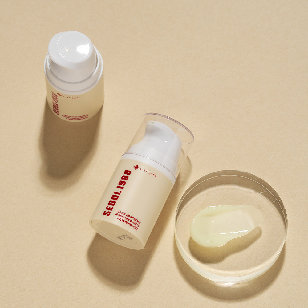 K-SECRET SEOUL 1988 Cream : Retinal Liposome 1% + Fermented Rice 50ml - LaTezza Online Shop