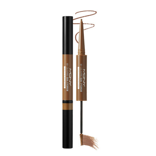 [MACQUEEN New York] My Colouring Dual Eyebrow Pencil & Browcara #Light Brown - LaTezza Online Shop