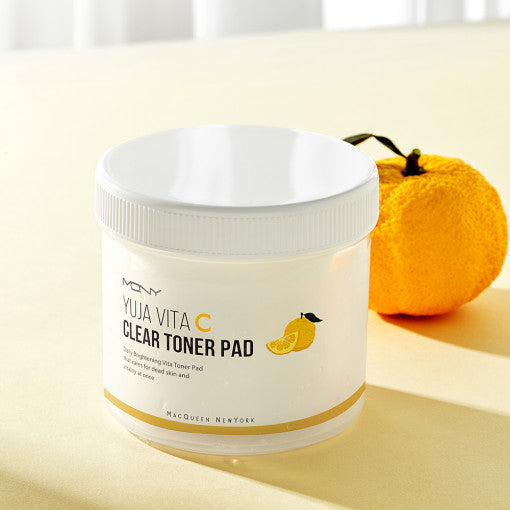 [MACQUEEN New York] Yuja Vita C Clear Toner Pad 100ea/240ml - LaTezza Online Shop