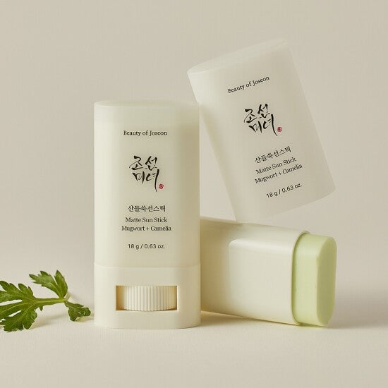 [Beauty of Joseon] Matte sun stick : Mugwort + Camelia 18g (SPF50+ PA++++) X 2EA [DOUBLE SET] - LaTezza Online Shop