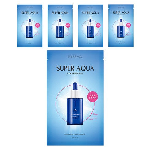 MISSHA Super Aqua Ampoule Mask 28g X 5ea - LaTezza Online Shop