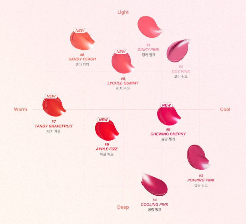 [TOO COOL FOR SCHOOL] Glossy Blaster Tint 3.4g (9colors) - LaTezza Online Shop