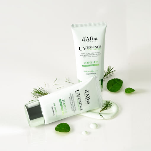 d'Alba Clean Tea Tree Liposome Tone-Up Sun Cream (Green) SPF50+ PA++++ 50ml - LaTezza Online Shop