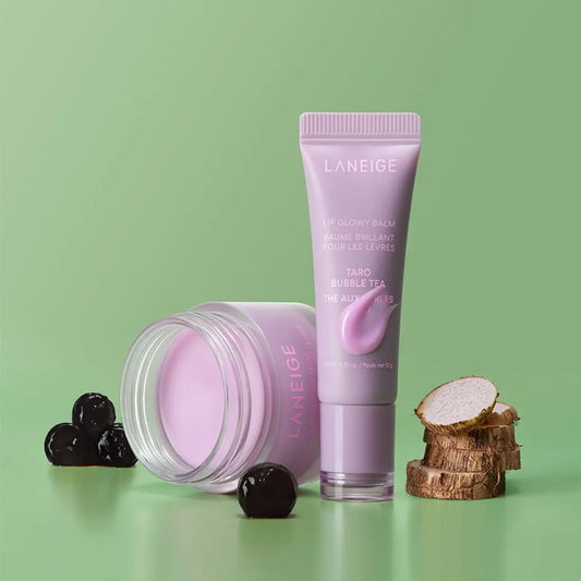 LANEIGE LIP GLOWY BALM 10ml #Taro Bubble Tea