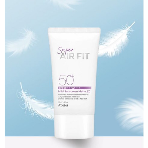 A'pieu Super Air Fit Mild Sunscreen Matte EX SPF50+ PA++++ 50ml - LaTezza Online Shop